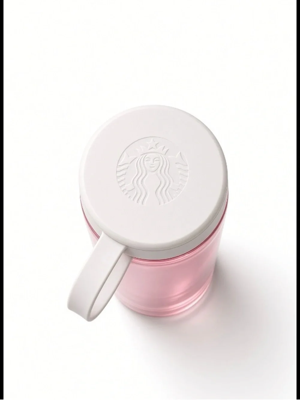 Starbucks Pink Drink Water Bottle with Loop Handle